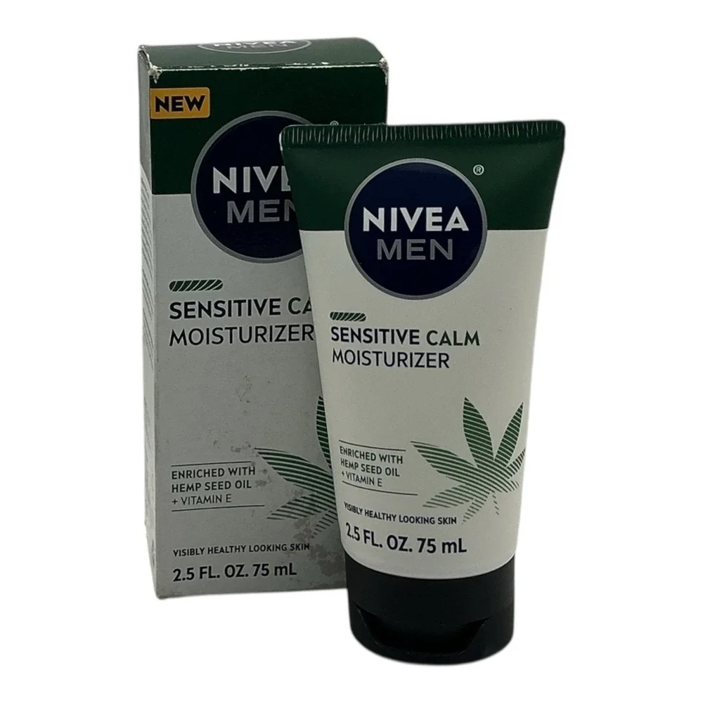 Nivea Men - Sensitive‎ Calm Moisturizer (2.5 fl oz) - Hemp Seed Oil + Vitamin E